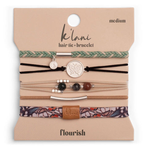 Flourish Hair Tie Bracelets: Medium