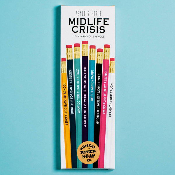 Pencils for Midlife Crisis Original Style | Funny Pencils