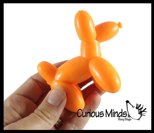 1 Mini Balloon Dog Doh Filled Stress Ball - Cute Squishy Sen