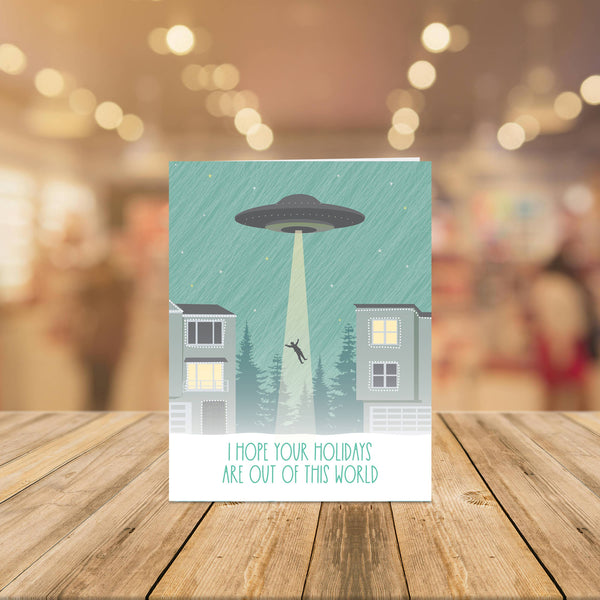 UFO Holiday Card
