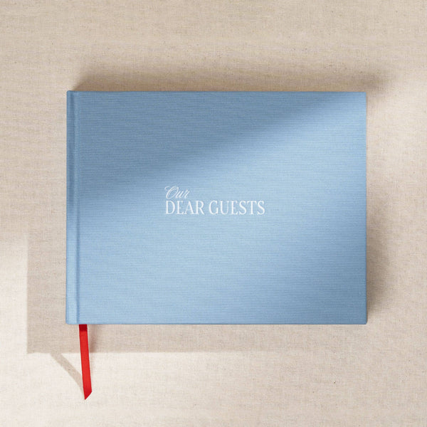 Wedding Guestbook - Blank Sign in Book for special occasions: Something Blue
