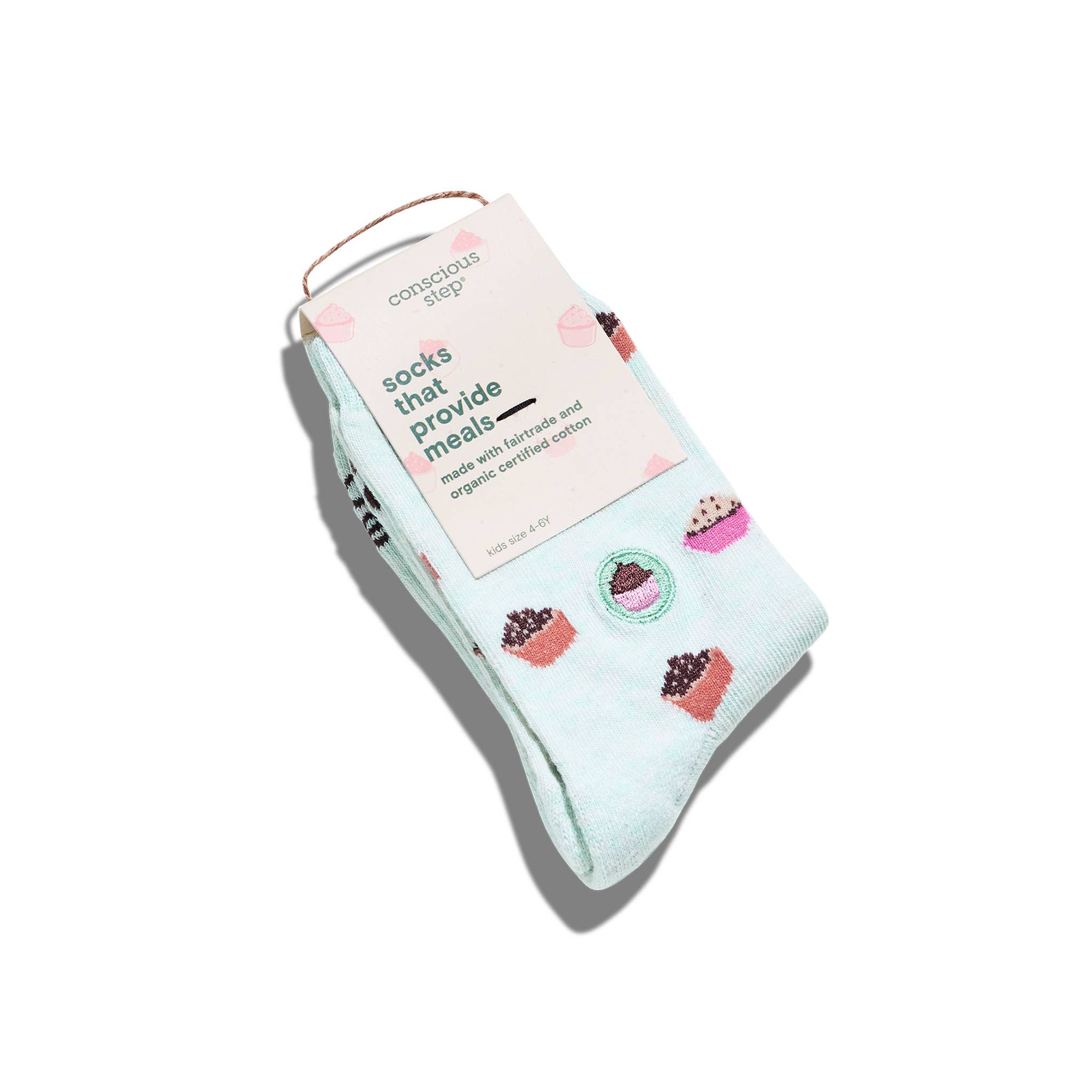 Kids Socks that Provide Meals (Blue Cupcakes): Youth