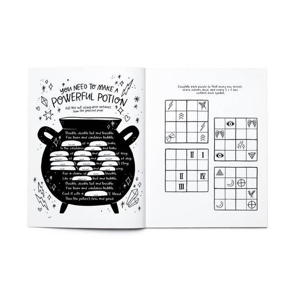 MYTH & MAGIC Coloring + Activity: Mazes, Puzzles, Jokes +