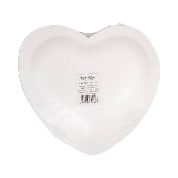 Pink Conversation Hearts Paper Plate Set (9 ct)