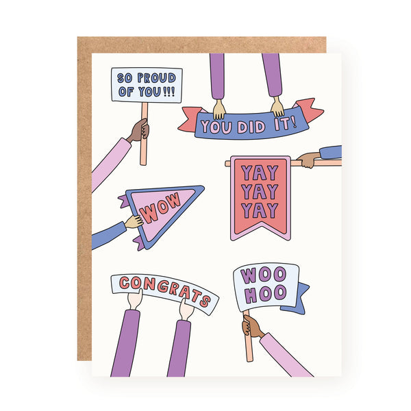 Yay You Did It Congratulations Card