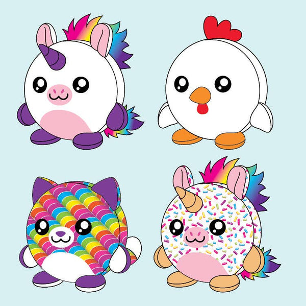 Smoosh Pets Soft Squishy Plush Ball Assortment