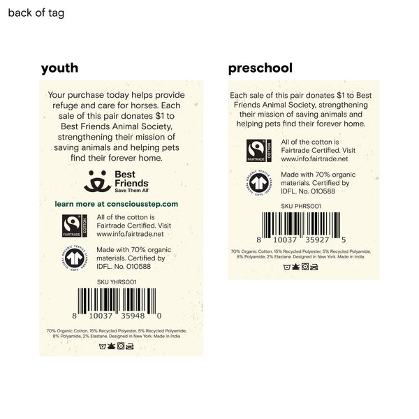 Kids Socks that Save Horses: Youth