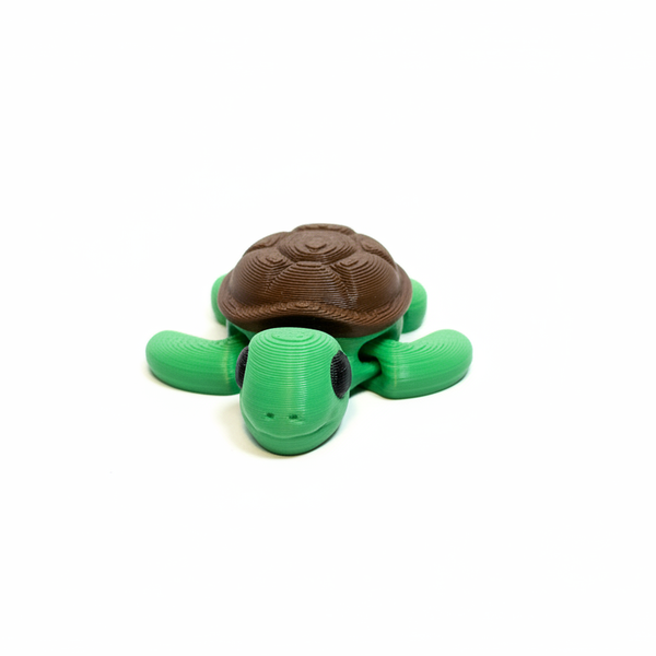 Turtle • Mini 3D Printed Articulated Animal • Flexi Animals • Pocket Pets • Pocket Pals • Desk Pets [#64]