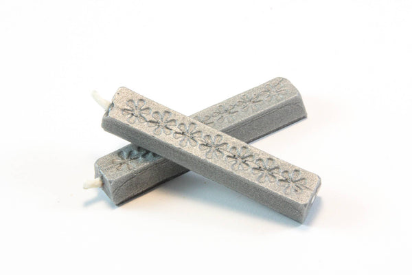 Short Wick Sealing Wax - Single Sticks: Silver