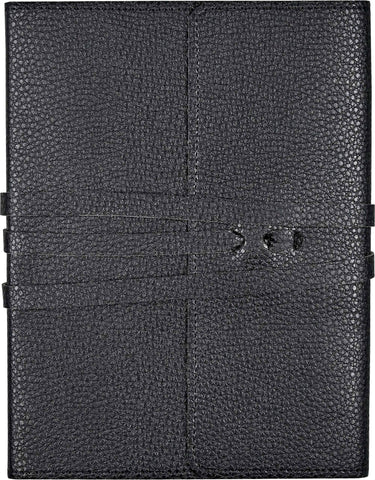 Black Leather Wrap Journal