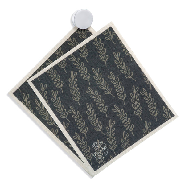 6 Pack - Happily Grey Swedish Dishcloth Set