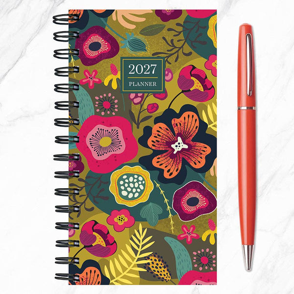 2027 Funk & Floral Small Weekly Monthly Planner