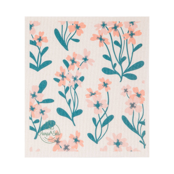 5 Pack - Willow Bloom Swedish Dishcloth Set
