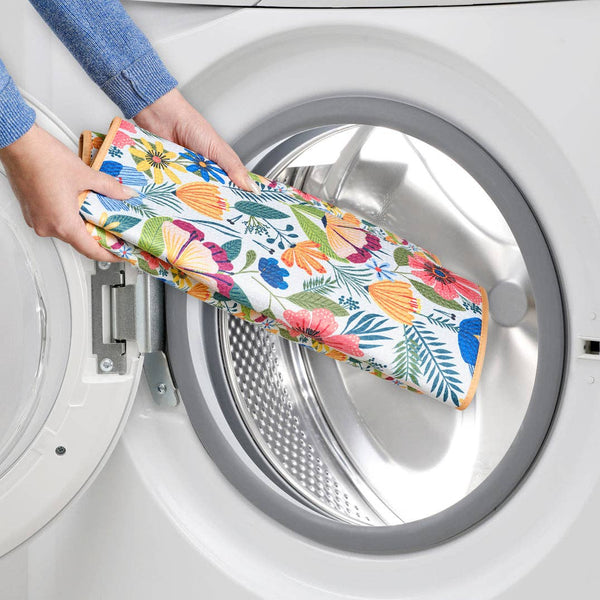 Field Of Flowers Microfiber Dish Drying Mats, Spring Decor