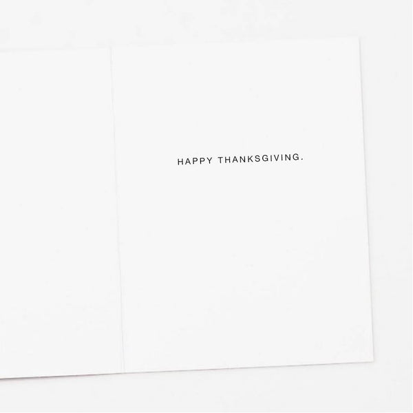 Thoreau Thanksgiving Fall Holiday Card