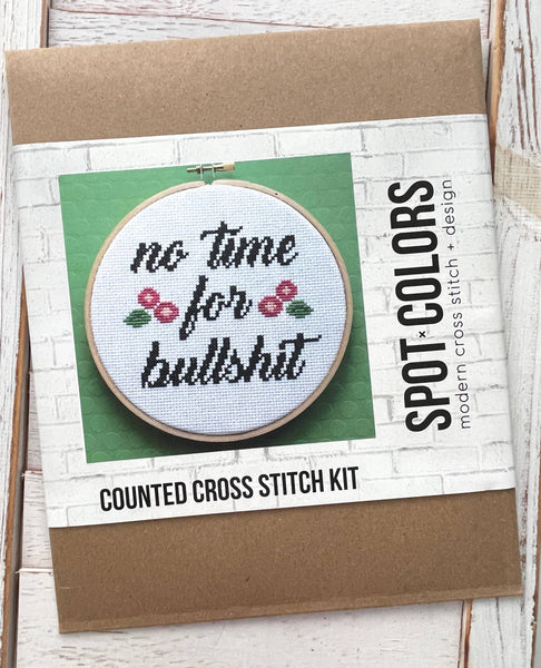 No Time For Bullshit Stitch Kit