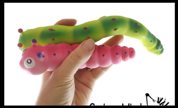 Sand Filled Stretchy Caterpillar Moldable Sensory, Stress