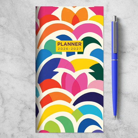 2026-2027 Color Burst Small Monthly Pocket Planner