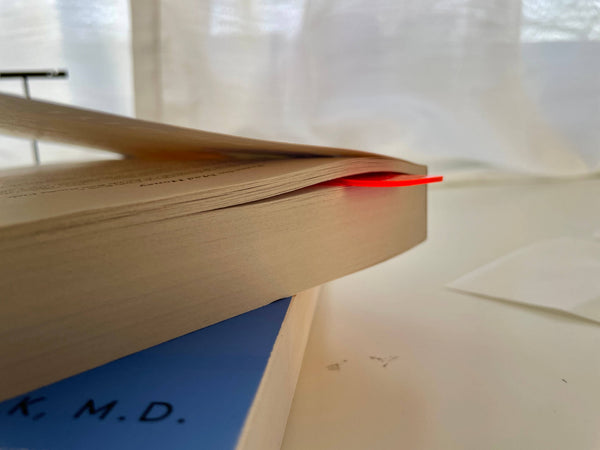 Fun Cute Wavy Squiggle Bookmark, Novelty Book Accessories