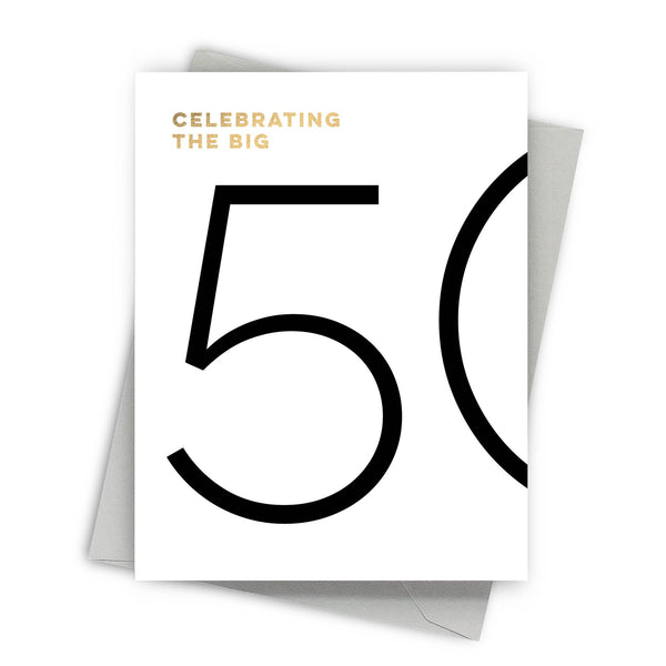 The Big 50 – Age and Milestone Birthday Card
