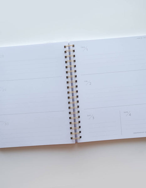 2027 Large Format Planner | Cabana Stripe