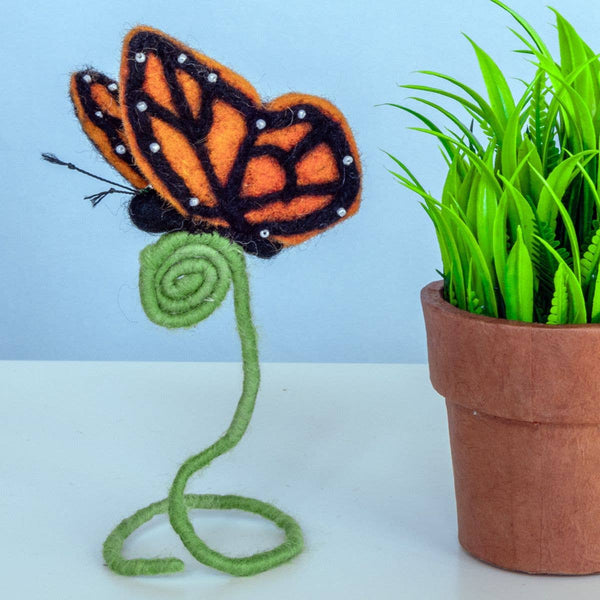 Monarch Butterfly Frond Friend