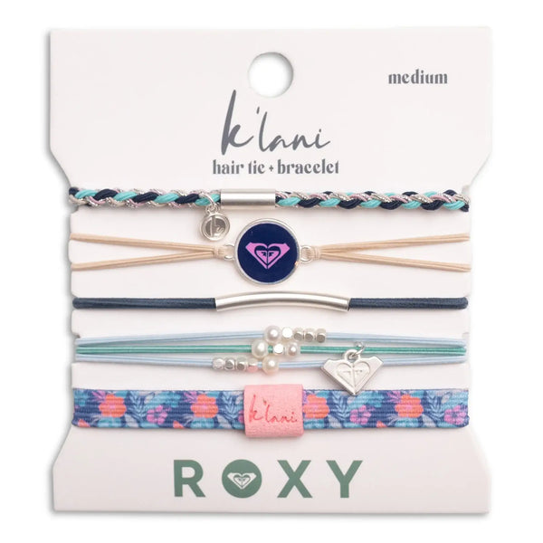 K'lani x Roxy Ocean Bloom - Hair Tie Bracelet: Medium