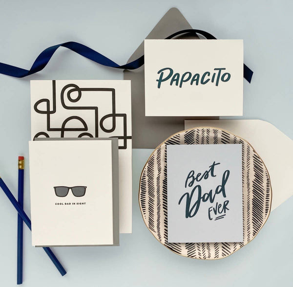 Cool Dad - Letterpress Father's Day Greeting Card