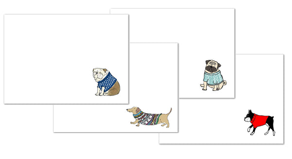 Dogs in Sweaters Stationery