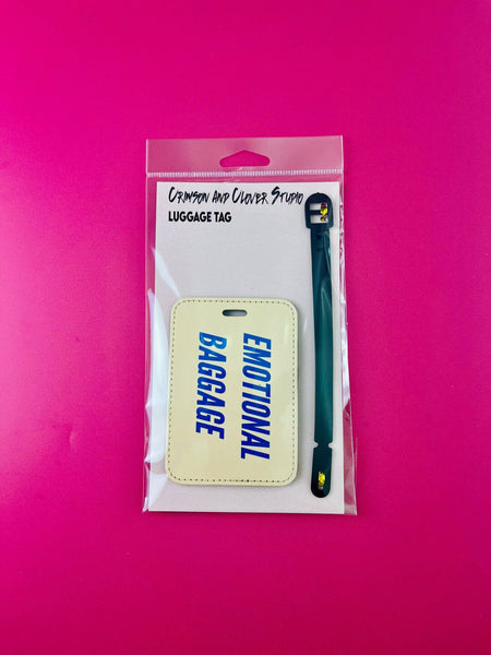 Emotional Baggage Funny Luggage Tag