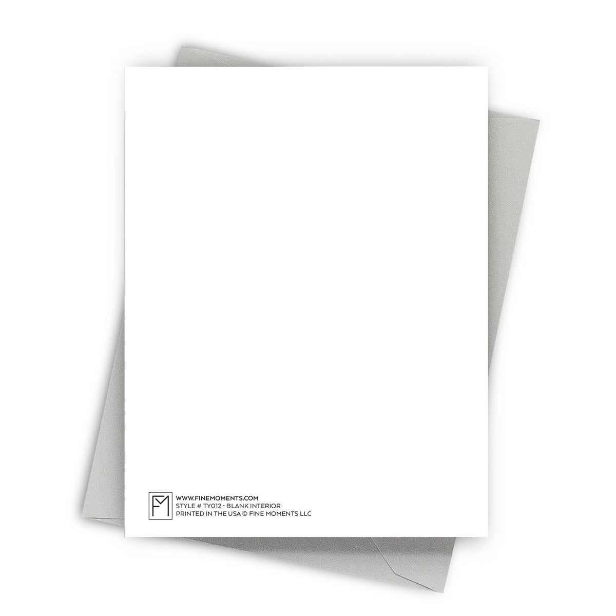 Modern Gold Foil Thank You Card – RSVPNotes.com