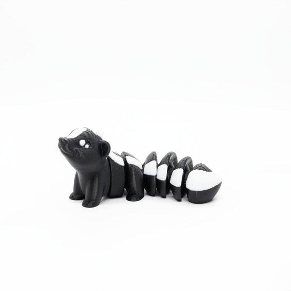 Skunk • Mini 3D Printed Articulated Animal • Flexi Animals • Pocket Pets • Pocket Pals • Desk Pets