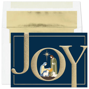 Nativity Joy Boxed Holiday Cards