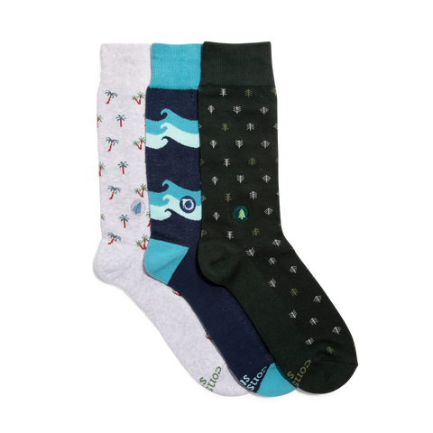 Boxed Set Socks that Protect the Planet: Medium