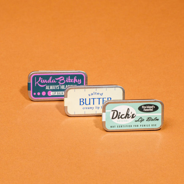 Salted Butter Creamy Lip Balm | Funny Old School Tin