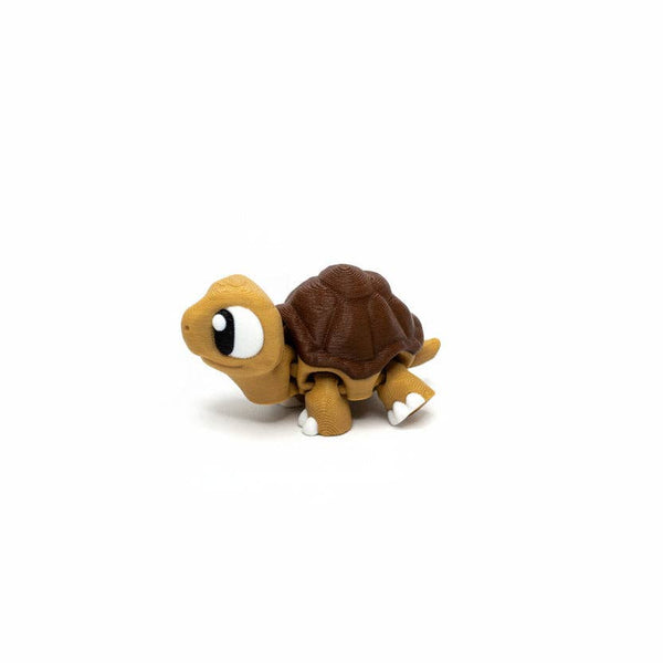 Tortouise • Turtle • Mini 3D Printed Articulated Animal • Flexi Animals • Pocket Pets • Pocket Pals • Desk Pets