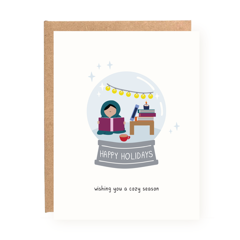 Cozy Snowglobe Holiday Card