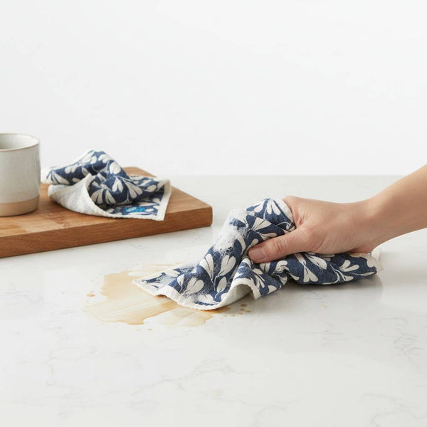 Moonlight Petal Swedish Dishcloth Set
