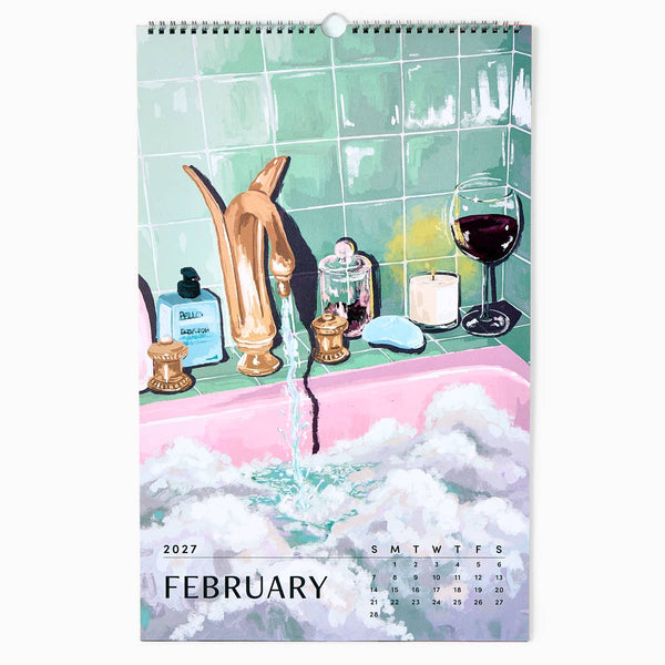 2027 Paper Source Wall Art Calendar