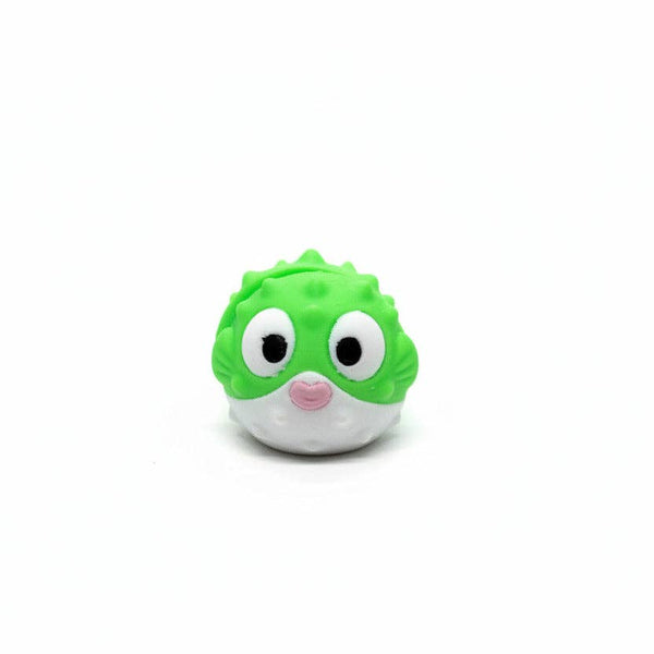 Puffer Fish (Green) • Mini 3D Printed Articulated Animal • Flexi Animals • Pocket Pets • Pocket Pals • Desk Pets