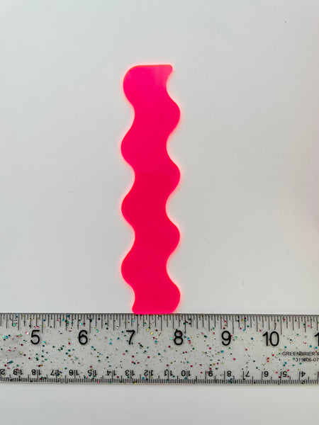 Fun Cute Wavy Squiggle Bookmark, Novelty Book Accessories