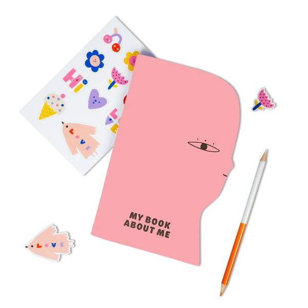 NEW COLORS!!! My Book About Me Coloring Journal: Kraft
