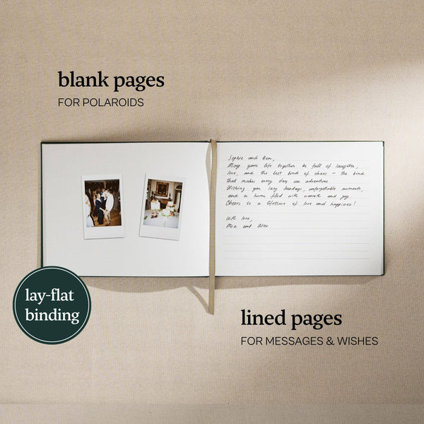 Wedding Guestbook - Blank Sign in Book for special occasions: Something Blue