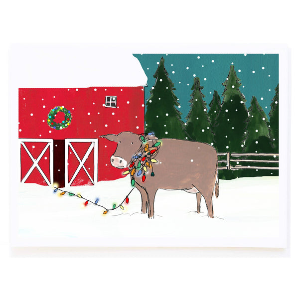 Cow with Lights - box of 8