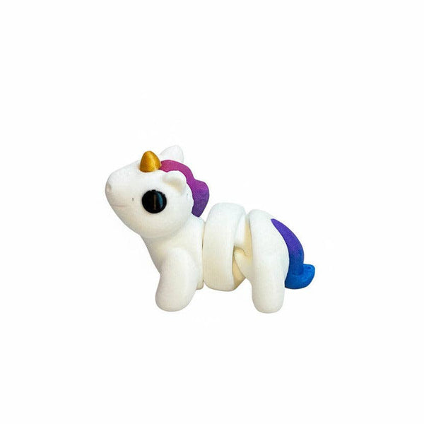 Unicorn • Mini 3D Printed Articulated Animal • Flexi Animals • Pocket Pets • Pocket Pals • Desk Pets [#63]*