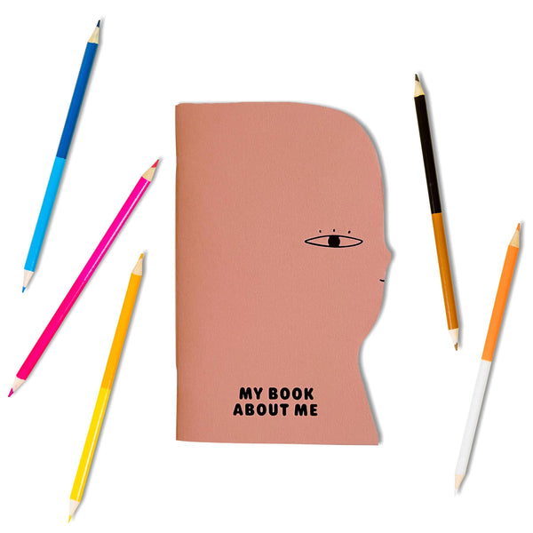 NEW COLORS!!! My Book About Me Coloring Journal: Kraft