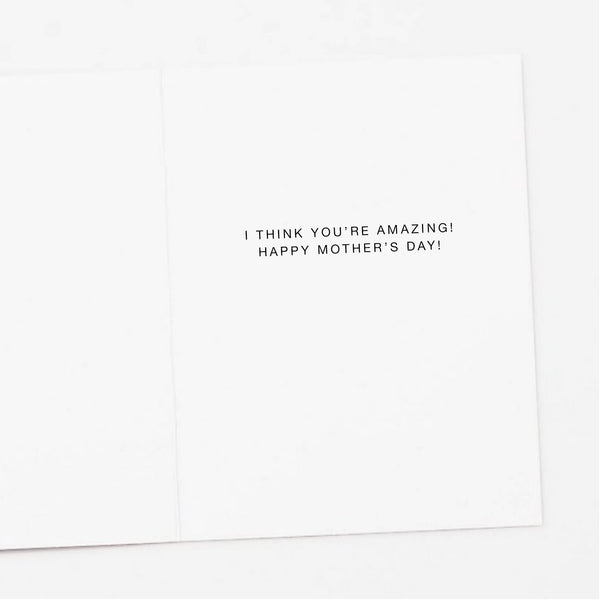 Floral Wife Mother's Day Card