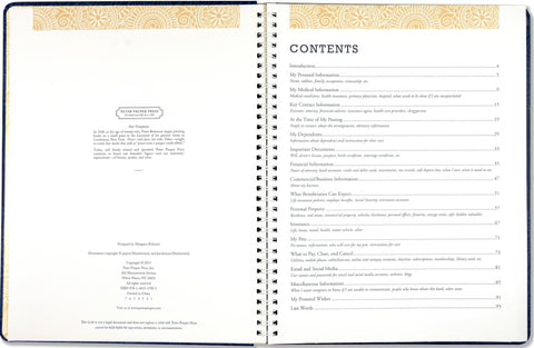 Peace of Mind Planner