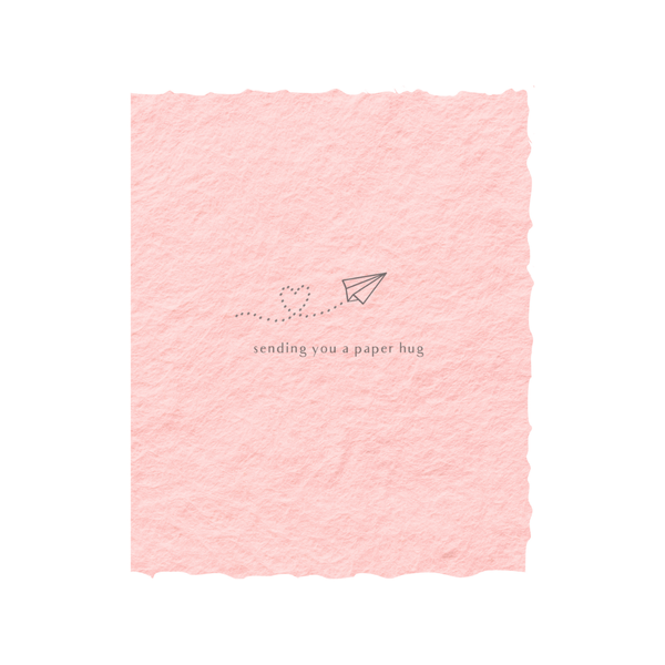 Sending You A Paper Hug | Encouraging Greeting Card