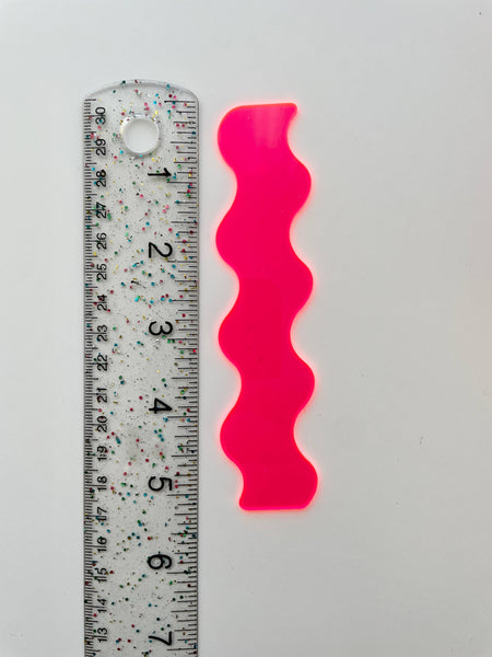 Fun Cute Wavy Squiggle Bookmark, Novelty Book Accessories